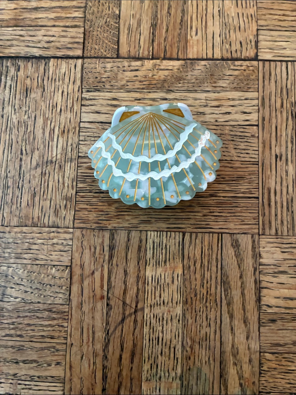 Solar Eclipse Seashell Hair Claw Clip